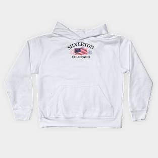 Silverton, Colorado Patriotic Kids Hoodie